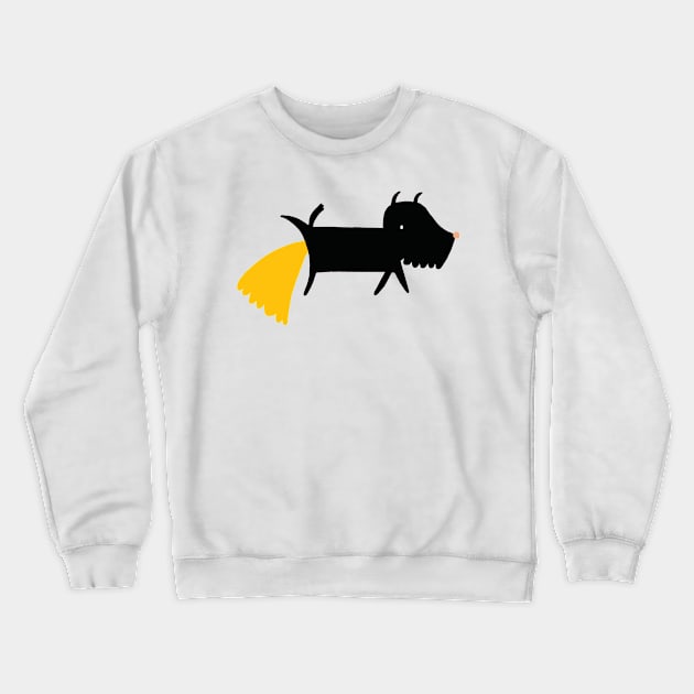 Dog peeing Crewneck Sweatshirt by Rafaela Rodrigues